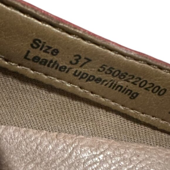 Dansko Flynn Red Mary Jane Shoes Round Toe Double Buckle Size 37 6.5 Women's - Picture 12 of 12